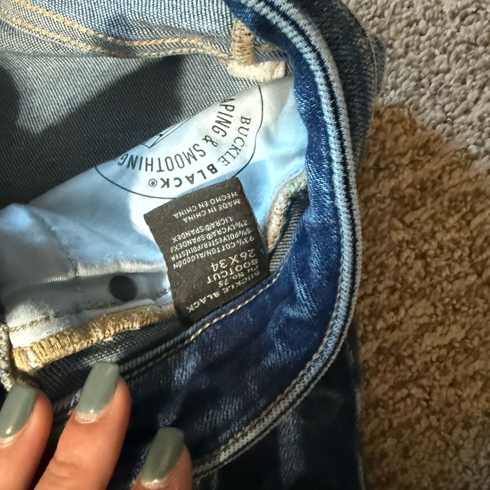 Buckle Women's Blue Boot Cut Jeans - Picture 2 of 2